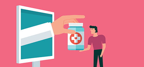 Prescribing remotely through a computer